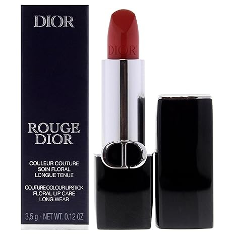 Dior Rouge Couture Satin Lipstick - 556 Aimee by Christian for Women - 0.12 oz Lipstick (Refillable)