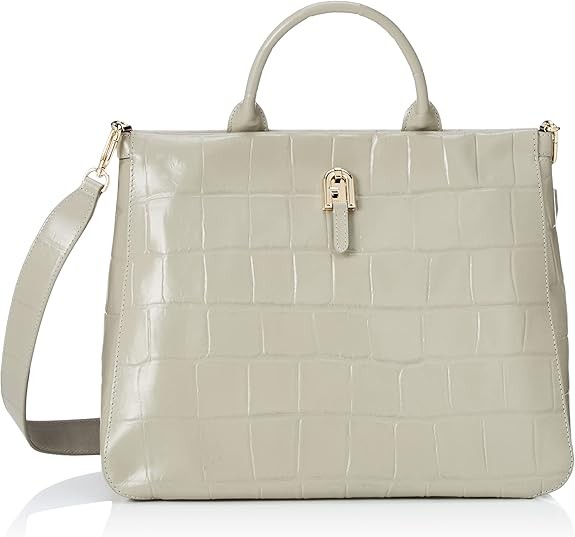 Furla WB00361BX0044 PALAZZO L TOTE Women's Tote Bag, Marmo c (1007-M7Y00)