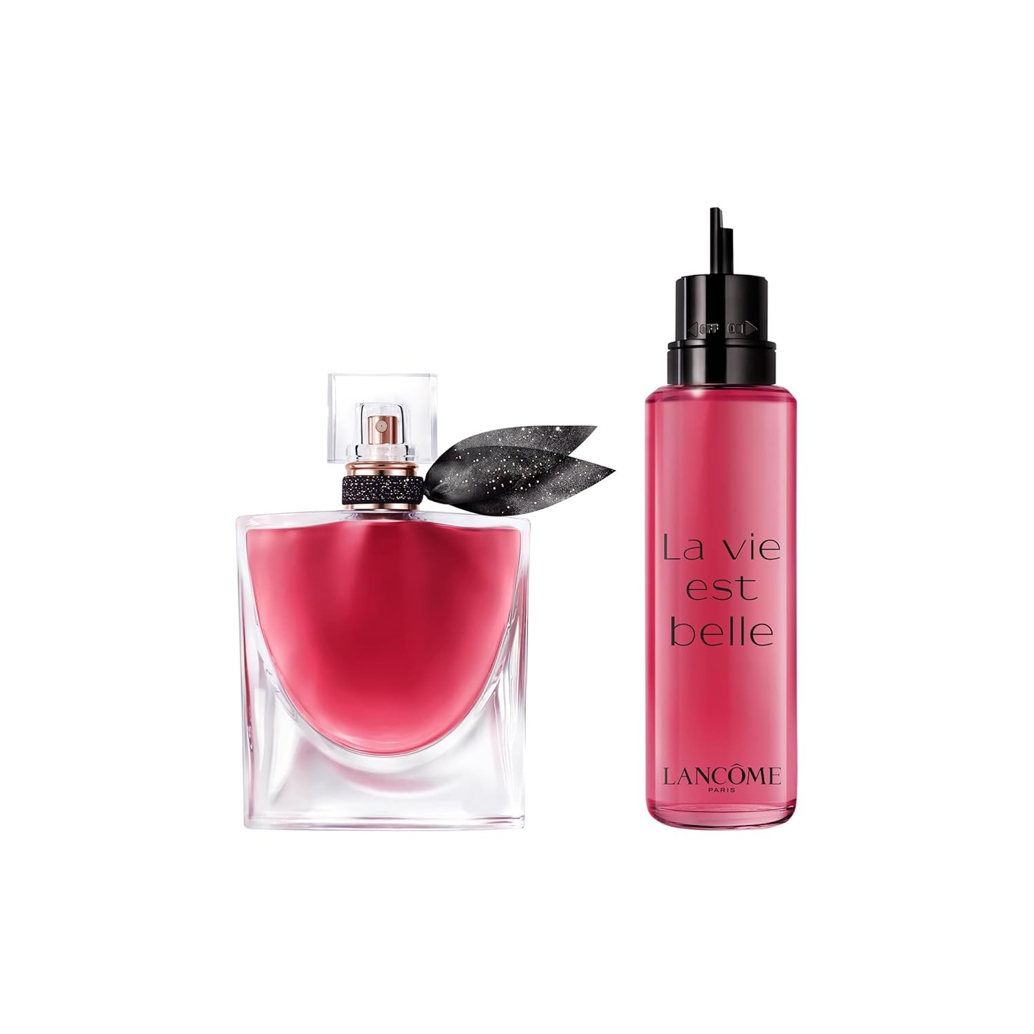 Lancôme La Vie Est Belle L'Elixir Eau de Parfum Refillable Duo - Raspberry, Violet & Cocoa Butter - Floral Women's Perfume Including 1.7 Fl Oz & Refill 3.4 Fl Oz