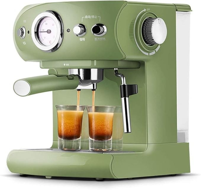 Fully Automatic Semi-automatic Coffee Machine Retro Household And Commercial Type Espresso Pump Strong Steam Foam Milk Steam Type