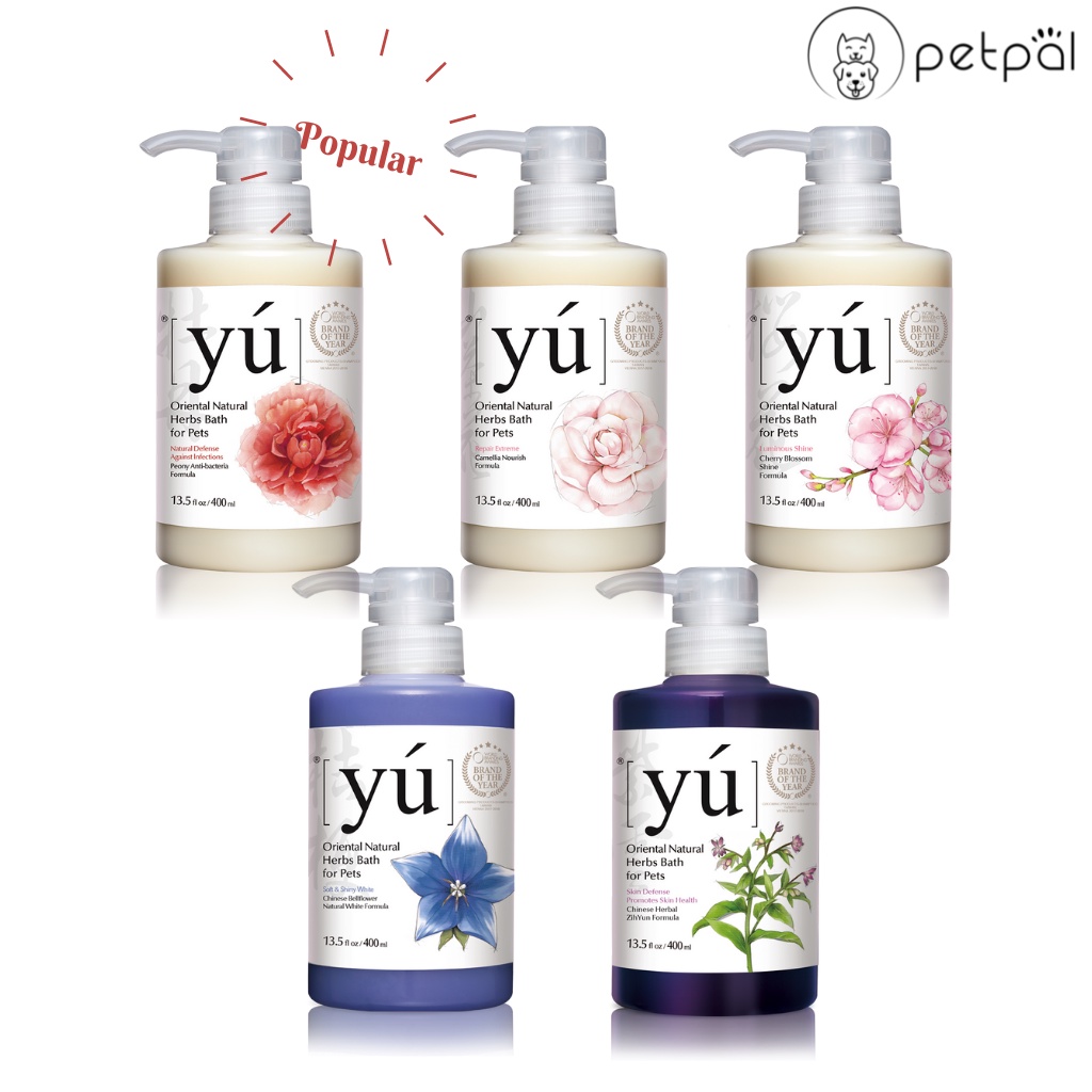 Yu Oriental Natural Herbs Care Shampoo for Dogs & Cats (400ml)